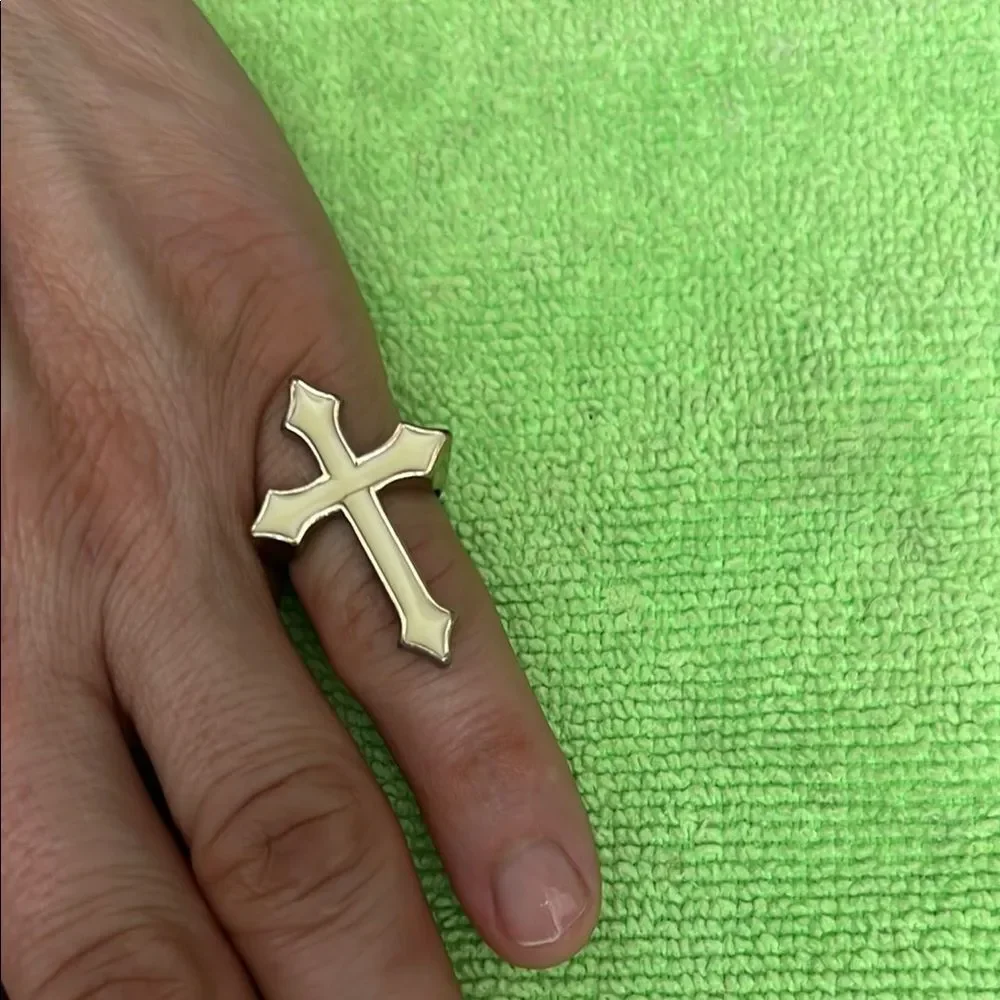 Gold Cross Ring